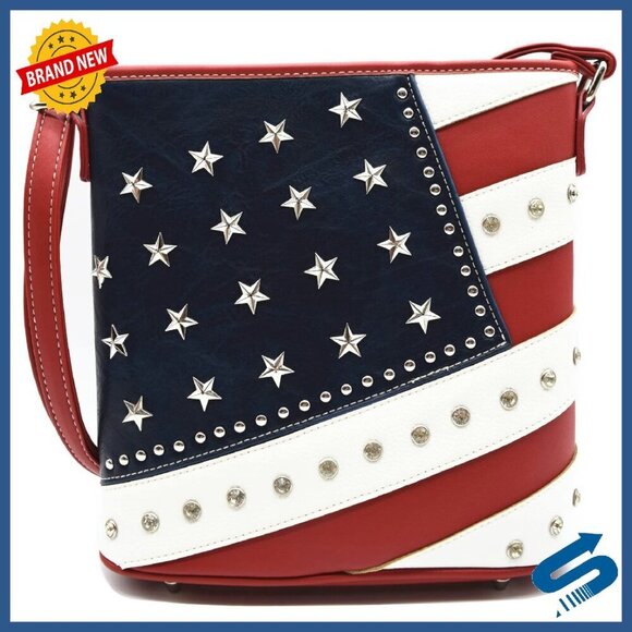 Handbags - Leather Crossbody Bag Adjustable Strap Zip Closure Phone Pocket